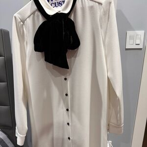 Kate Spade Griffen dress with velvet bow